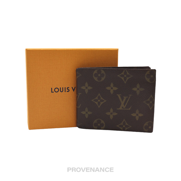 🔴 Louis Vuitton Bifold Wallet - Monogram Small "f" - Picture 1 of 9